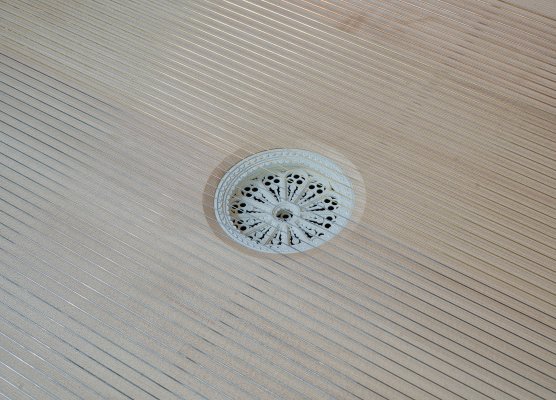 Rosette des neuen Silbermann-Hammerflügels für die Schola Cantorum in Basel, Foto Kerstin Schwarz